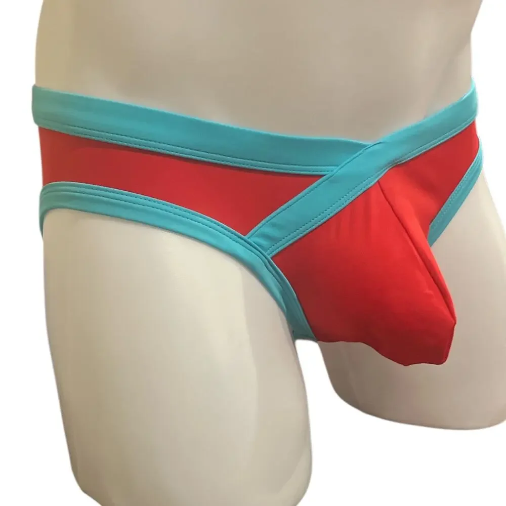 Andrew Christian Dynamic Curve Bikini with ALMOST NAKED Red Large